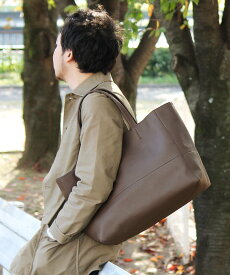 【SALE／40%OFF】aroco 本革トートバッグ メンズ a4 通勤 大きめ レディース ビジネス ヴィータフェリーチェ バッグ トートバッグ グレー ブラック【送料無料】