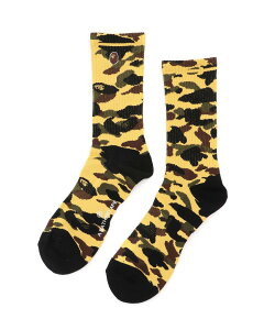 A BATHING APE 1ST CAMO APE HEAD ONE POINT SOCKS A xCVO GCv CEbOEFA C O[ CG[ O[