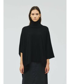 【SALE／20%OFF】mizuiro ind mizuiro ind ポンチョライクプルオーバー マーコート トップス ニット グレー ホワイト ブラック【送料無料】