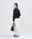 2WAYダブルクロス ワイドストレートパンツ