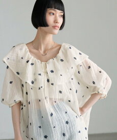 【SALE／50%OFF】LOWRYS FARM シシュウミニワンピースSS ローリーズファーム トップス その他のトップス ホワイト【送料無料】