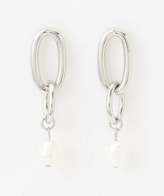 【SALE／20%OFF】any FAM 【WEB限定】ダブルリングパールピアス(両耳用) エニィファム アクセサリー・腕時計 ピアス シルバー