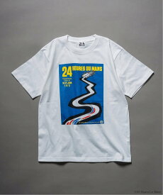 EDIFICE 【24 Hours of Le Mans】 グラフィックプリント Tシャツ エディフィス トップス カットソー・Tシャツ ホワイト ブラック【送料無料】