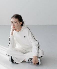 【SALE／20%OFF】GLOBAL WORK FILA/コラボショートパーカー/キッズ/252061 グローバルワーク トップス パーカー・フーディー ホワイト ブラック グリーン