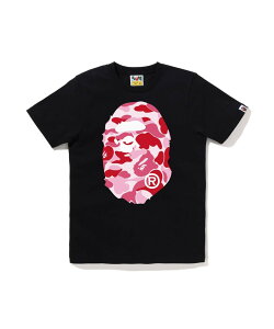 A BATHING APE (W)ABC CAMO BIG APE HEAD TEE L A xCVO GCv gbvX Jbg\[ETVc zCg ubNyz