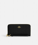 【SALE／45%OFF】COACH OUTLET 【公式】ロング ジップ アラウンド ウォレット・シグネチャー レザー コー…