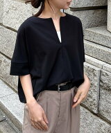 【SALE／45%OFF】Ranan Ranan/(W)ハーフジップコクーンプルオーバー ラナン トップス カットソー・Tシャ…