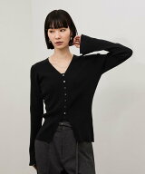 ADAM ET ROPE' FEMME 【WEB限定】・【定番】エコベロVネックカーディガン アダムエロペ トップス カーデ…