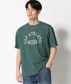 【SALE／40%OFF】GAP (U)GAP ATHLETICロゴ Tシャツ (ユニセックス) ギャップ トップス カットソー・Tシャツ グリーン オレンジ ネイビー