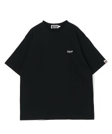 A BATHING APE BAPE ONE POINT RELAXED FIT TEE M ア ベイシング エイプ トップス カットソー・Tシャツ ブラック ブルー グレー ネイビー カーキ ピンク パープル ホワイト【送料無料】