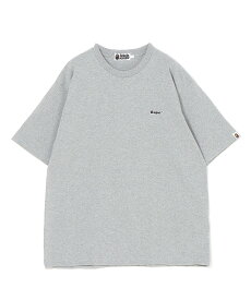 A BATHING APE BAPE ONE POINT RELAXED FIT TEE M ア ベイシング エイプ トップス カットソー・Tシャツ ブラック ブルー グレー ネイビー カーキ ピンク パープル ホワイト【送料無料】