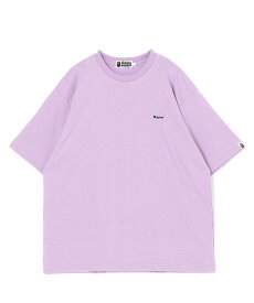A BATHING APE BAPE ONE POINT RELAXED FIT TEE M ア ベイシング エイプ トップス カットソー・Tシャツ ブラック ブルー グレー ネイビー カーキ ピンク パープル ホワイト【送料無料】