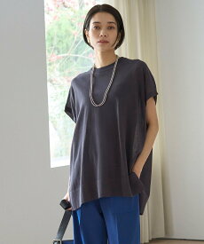 【SALE／50%OFF】UNFILO フロスティコットン オーバーニット アンフィーロ トップス ニット ブラウン ブラック ホワイト グレー【送料無料】