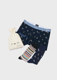 Paul Smith アンダーウェア&ソックス ギフトセット ポール・スミス インナー・ルームウェア その他のインナー・ルームウェア ネイビー【送料無料】