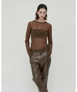 kiehtova/SHEER STRETCH TULLE TOPS/シアー ストレッチ チュール トップス 長袖