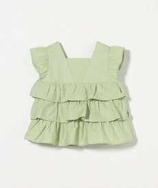 【SALE／50%OFF】UNITED ARROWS green label relaxing ティアードチュニック / キッズ 100cm-130cm ユナイテッドアローズ アウトレット トップス ノースリーブ・タンクトップ グリーン