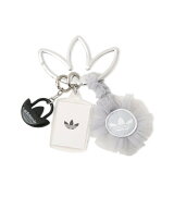 adidas adidas TREFOIL CHARM KEYCHAIN クリアグレー アトモス ファッション雑貨 その他のファッション雑…