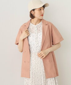 【SALE／70%OFF】BEAMS HEART BEAMS HEART / オーガニックコットン シャツジャケット ビームス アウトレット ジャケット・アウター テーラードジャケット・ブレザー ブラウン ベージュ