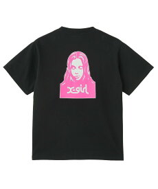 【SALE／20%OFF】X-girl FACE S/S TEE X-girl エックスガール トップス カットソー・Tシャツ ホワイト ブラック カーキグリーン【送料無料】