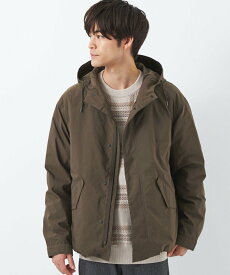 【SALE／50%OFF】UNITED ARROWS green label relaxing TAIONインナーダウン付き BIWATEX 3WAY フード ブルゾン -撥水- ユナイテッドアローズ アウトレット ジャケット・アウター その他のジャケット・アウター グレー ブラック カーキ【送料無料】