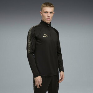 PUMA �����Y �T�b�J�[ �L���O �^�b�` �N�H�[�^�W�b�v �g�b�v KINGtouch 1/4 Zip-Top �v�[�} �W���P�b�g�E�A�E�^�[ ���̑��̃W���P�b�g�E�A�E�^�[ �u���b�N�y���������z