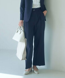 UNITED ARROWS green label relaxing [size SHORT/TALLあり]パウドレ ワイド パンツ ウォッシャブル ストレッチ ユナイテッドアローズ グリーンレーベルリラクシング パンツ スラックス・ドレスパンツ ブラック ネイビー【送料無料】