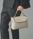 UNITED ARROWS ダブルフェイス ワンハンドル バッグ ユナイテッドアローズ バッグ ハンドバッグ ブラック ベージュ【送料無料】