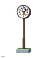 HIROB SEIKO MICKEY CLOCK FD881B ヒロブ インテリア・生活雑貨 時計 ブラウン【送料無料】