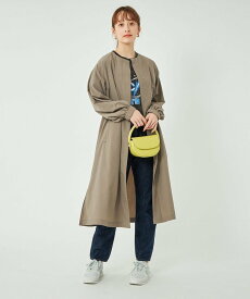 【SALE／60%OFF】UNITED ARROWS green label relaxing ドロスト ギャザー コート ユナイテッドアローズ アウトレット ジャケット・アウター その他のジャケット・アウター ブラウン ホワイト グリーン【送料無料】