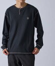 ステッチワッフルロングスリーブTシャツ