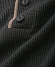 ステッチワッフルロングスリーブTシャツ