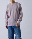 ステッチワッフルロングスリーブTシャツ