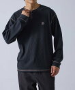 ステッチワッフルロングスリーブTシャツ