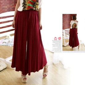 【SALE／30%OFF】miniministore スカーチョ ゆったり ワイドパンツ 夏服 ミニミニストア パンツ ジーンズ・デニムパンツ グレー ネイビー ピンク ブラック ブルー レッド