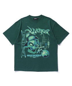 �ySALE�^30%OFF�zXLARGE RULES THE WORLD S/S TEE �G�N�X�g�����[�W �g�b�v�X �J�b�g�\�[�ET�V���c �u���b�N �O���[�� �l�C�r�[�y���������z