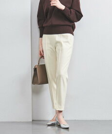 【SALE／80%OFF】UNITED ARROWS ジャージー ピンタック スリムパンツ ユナイテッドアローズ アウトレット パンツ スラックス・ドレスパンツ ブラック ホワイト グレー【送料無料】