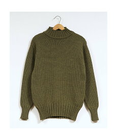 Nigel Cabourn 【公式】ナイジェル・ケーボン / MAN / ハイネックニット / HIGH N ナイジェル・ケーボン トップス ニット グリーン ネイビー ホワイト【送料無料】