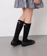 a.v.v [KIDS]バックリボンハイソックス アー・ヴェ・ヴェ 靴下・レッグウェア その他の靴下・レッグウェ…