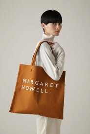 MARGARET HOWELL COTTON LOGO BAG マーガレット・ハウエル バッグ その他のバッグ オレンジ ブラック ホワイト【送料無料】