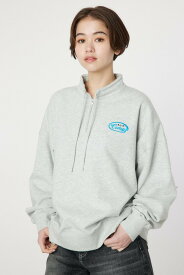 【SALE／20%OFF】RODEO CROWNS WIDE BOWL スタンドネックハーフジップトップス ロデオクラウンズワイドボウル トップス カットソー・Tシャツ ブラック グリーン グレー【送料無料】