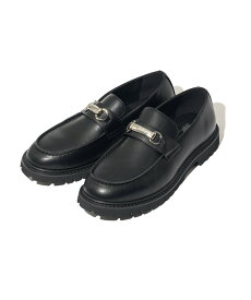 【SALE／20%OFF】Subciety Metal plate loafers サブサエティ シューズ・靴 ローファー ブラック【送料無料】