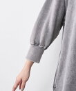 硫化染スウェット5分袖ロングワンピース <大きいサイズ有>シックスタイル