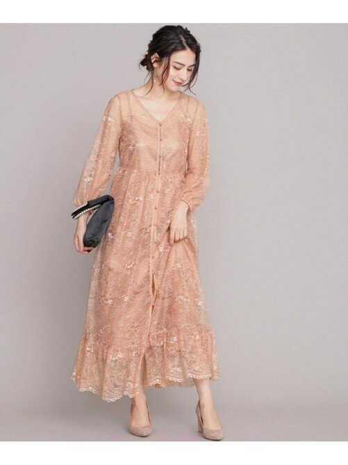 Nano Universe 前開き総レースワンピース Rakuten Fashion 楽天ファッション 旧楽天ブランドアベニュー T