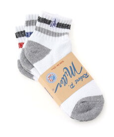 【SALE／2%OFF】Robert P.Miller Robert P.Miller/(U)3P Socks ショート イールド 靴下・レッグウェア 靴下