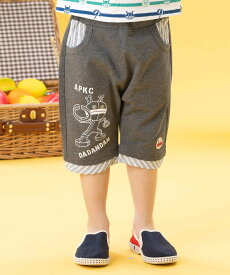 ANPANMAN KIDS COLLECTION APKC/(K)サッカーチェック切替パンツ アンパンマンキッズコレクション パンツ その他のパンツ グレー ブルー【送料無料】