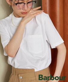【SALE／60%OFF】Barbour 別注 POCKET刺繍 T-SHIRT 25SS フリークスストア トップス カットソー・Tシャツ グリーン ブラック ホワイト