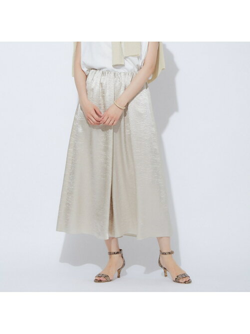 Qualite 店舗限定 クラッシュサテンドレープパンツ Rakuten Fashion 楽天ファッション 旧楽天ブランドアベニュー Aq0273