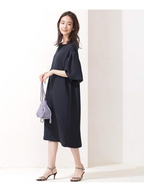 Nano Universe キーネックギャザースリーブワンピース Rakuten Fashion 楽天ファッション 旧楽天ブランドアベニュー Be2273