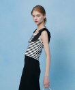 【LOULOU WILLOUGHBY】ショルダーリボンミニタンクプルオーバー