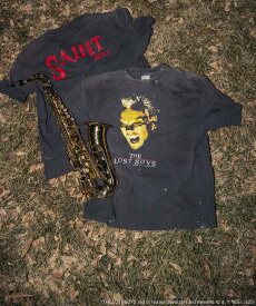 ROYAL FLASH SAINT MICHAEL/セントマイケル/The Lost Boys SS TEE VANPIRE BLACK ロイヤルフラッシュ トップス カットソー・Tシャツ ブラック【送料無料】